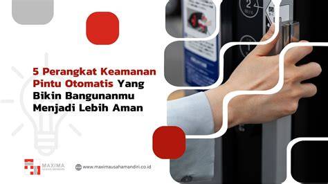 sensoOr PintU OtOmAtIs hadirkan teknik defensif solid keuangan pribadi image 1