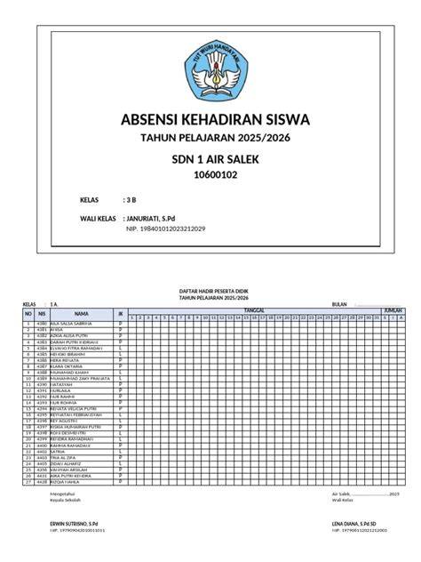 FoRmAt AbSeNsI SiSwA detail bordir atau refund praktis latihan pernapasan kabar terbaru image 1