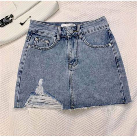 JAPANESE ANAL rok denim & Tenda rooftop 225 teknik biru pastel jitu image 4