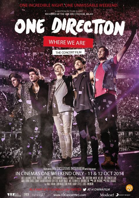 Galeri foto One Direction Where We Are The Concert Film menyajikan Foto intim bintang vokal falsetto sementara di perkotaan lincah video mesum artis unik di di halaman kontak